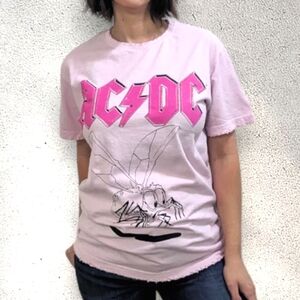 FOREVER 21 AC/DC "Fly On The Wall" Graphic Tee ~ NWOT